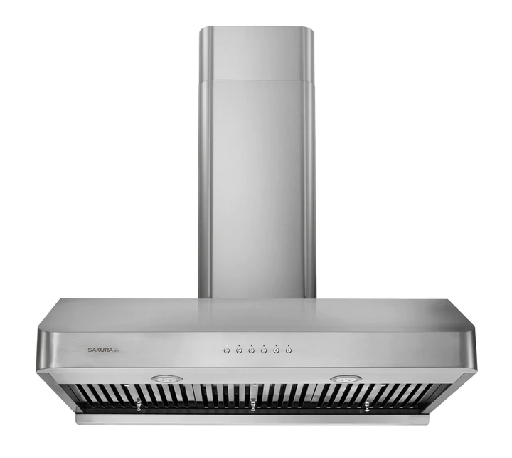 sakura kitchen rangehood 30 wide with baffle filter brushed s s ac motor b51 30hs image 2