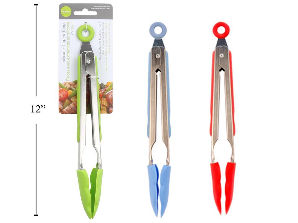 l gourmet 9 silicone tongs with pull lock 70297 image 5