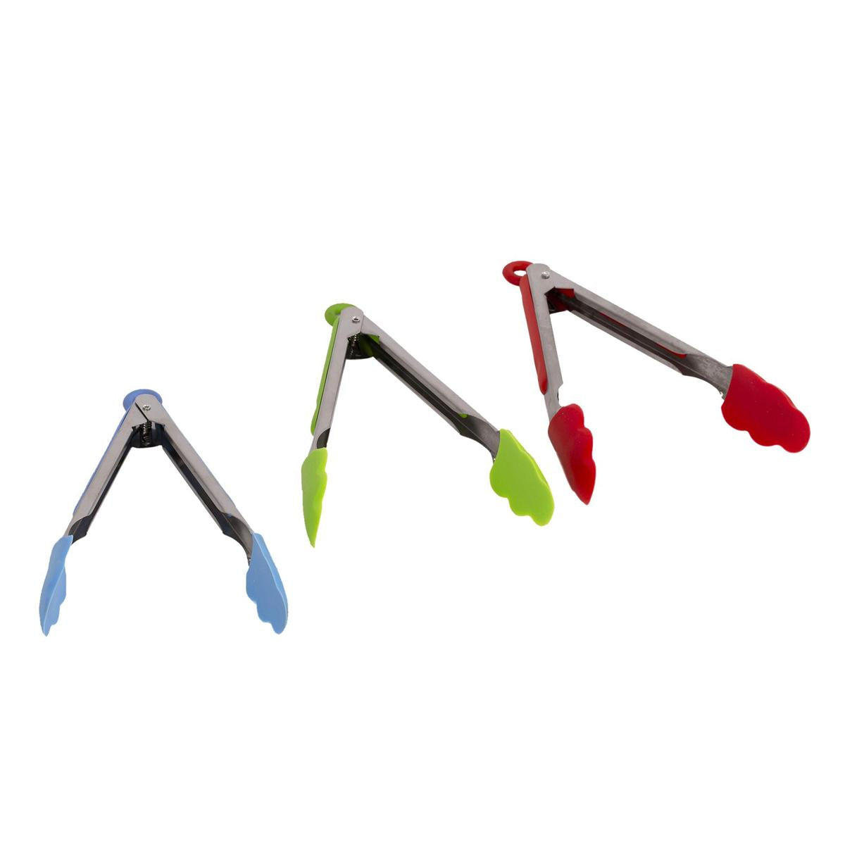 l gourmet 9 silicone tongs with pull lock 70297 image 3