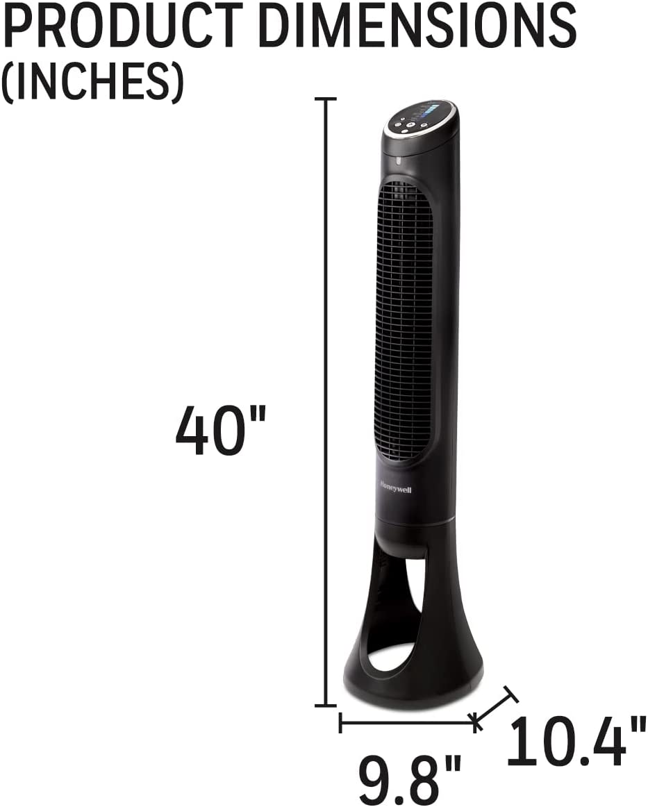 honeywell tower fan 40 8 speed quietset8 with timer remote control hyf290bcm1 image 10