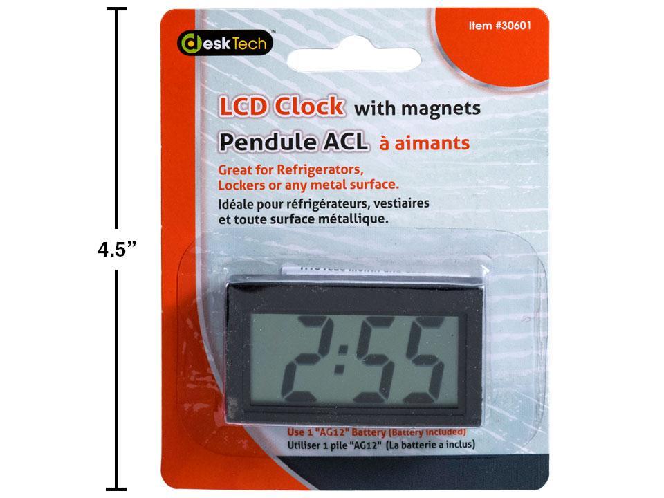 desk tech led clock with magnet 30601 image 3