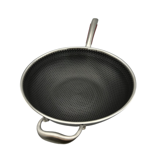 healthy bear targu hybrid wok 32cm with glass lid bc hw32n image 3