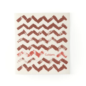 cuisipro eco cloth sm red zigzag 747934 image 1