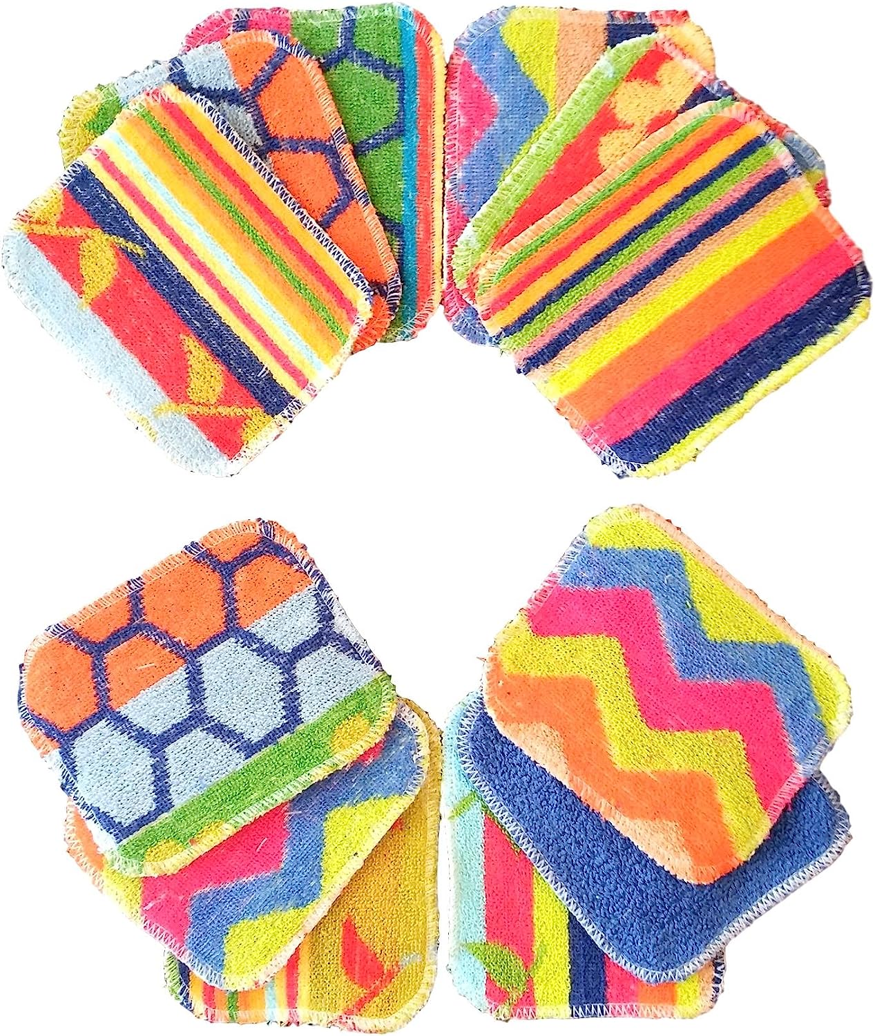 worlds best flat pot scrubbers 1 pack assorted design colour item v image 4