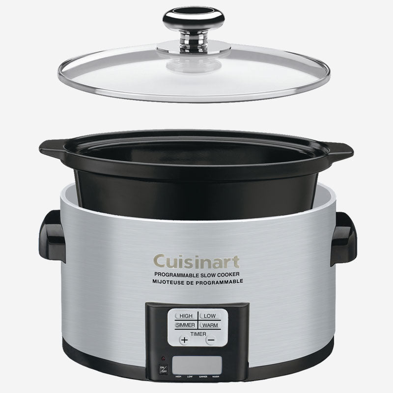 cuisinart slow cooker 3 5 qt brushed s s psc 350c image 2