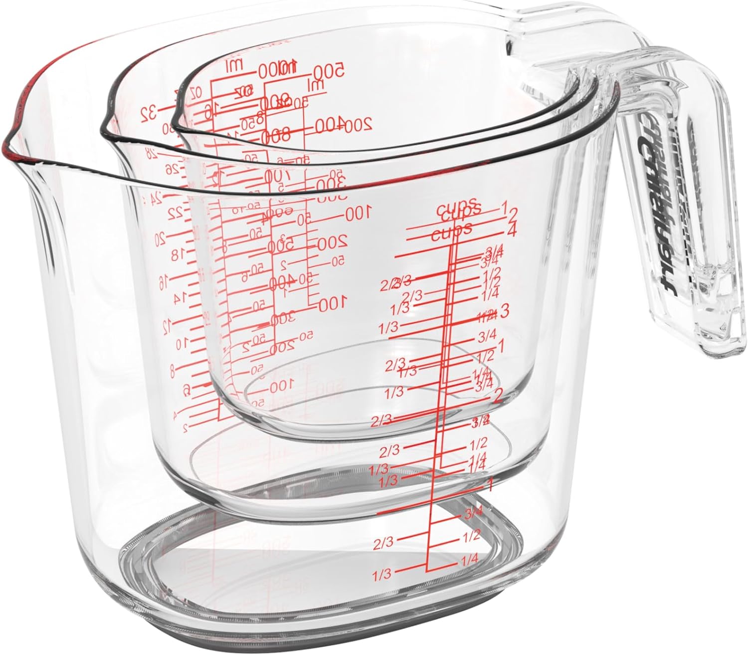 cuisinart nesting measuring cup set 3 pc 1 cup 2 cup and 4 cup heat resistant plastic ctg 00 3mcc image 3