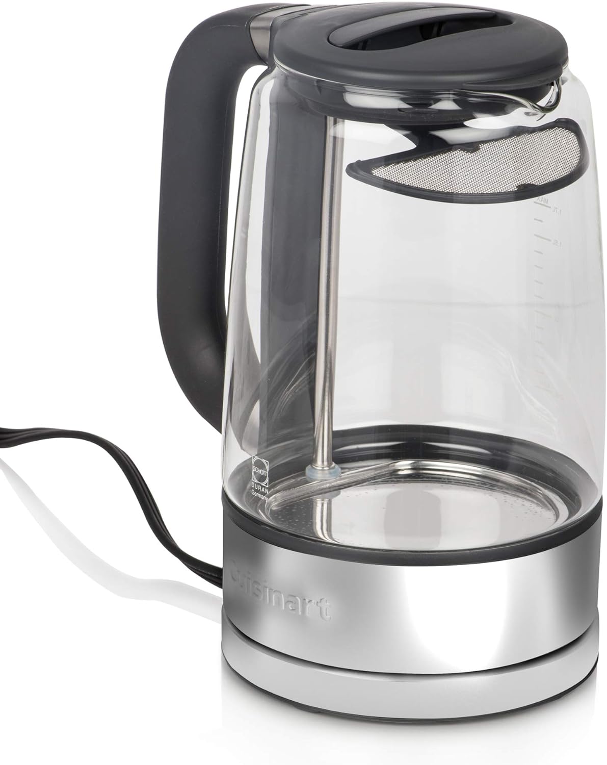 cuisinart glass kettle 1 7l 1500w brushed s s gk 17c image 3