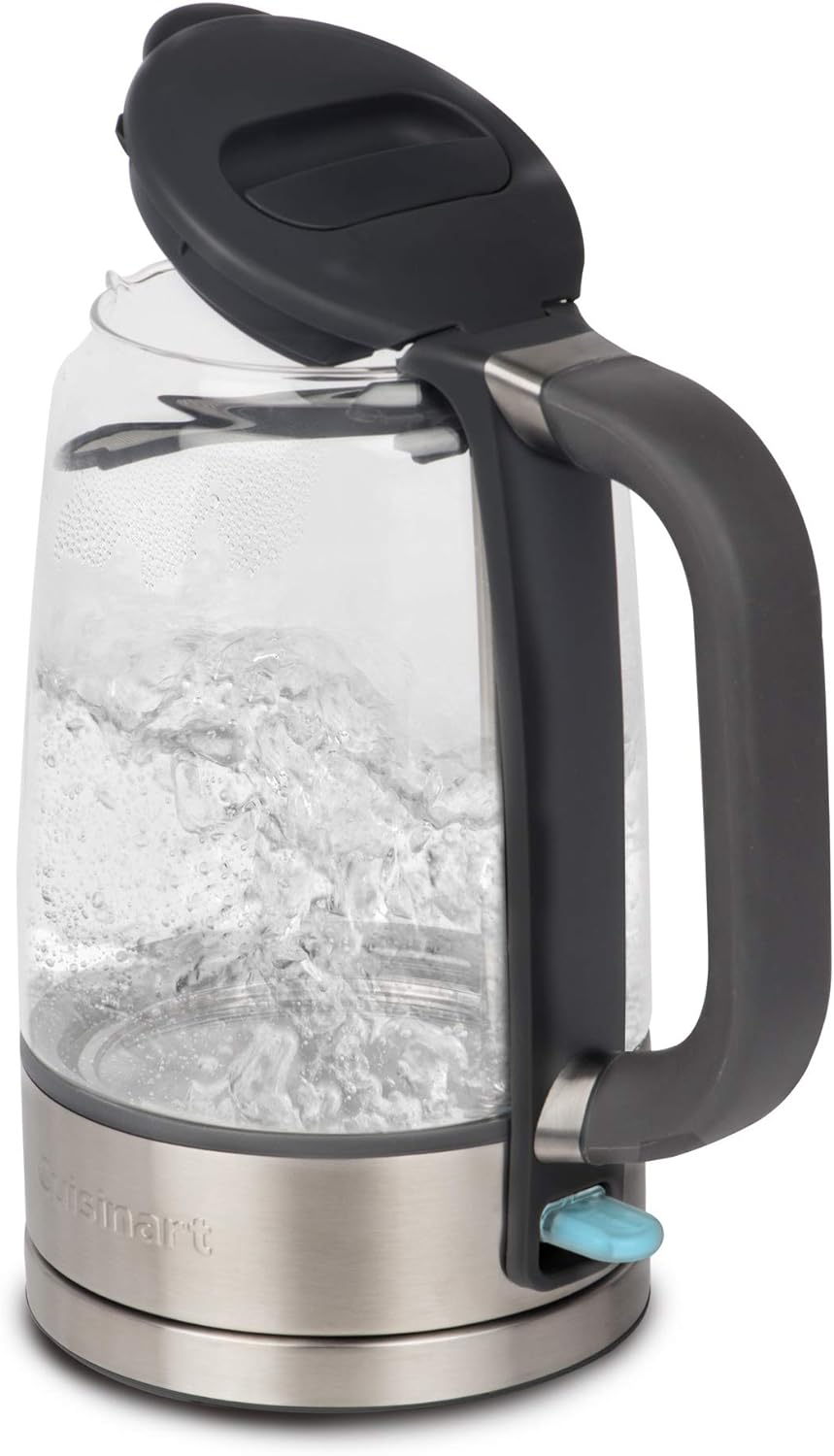 cuisinart glass kettle 1 7l 1500w brushed s s gk 17c image 2
