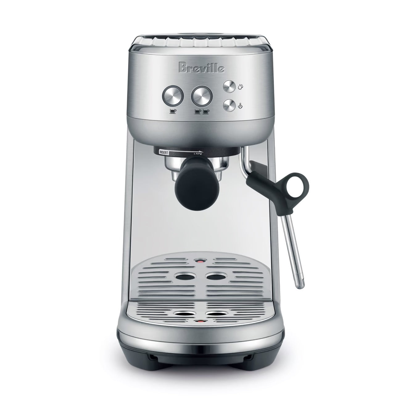 breville the bambino espresso maker 1560w brushed s s bes450bss image 1
