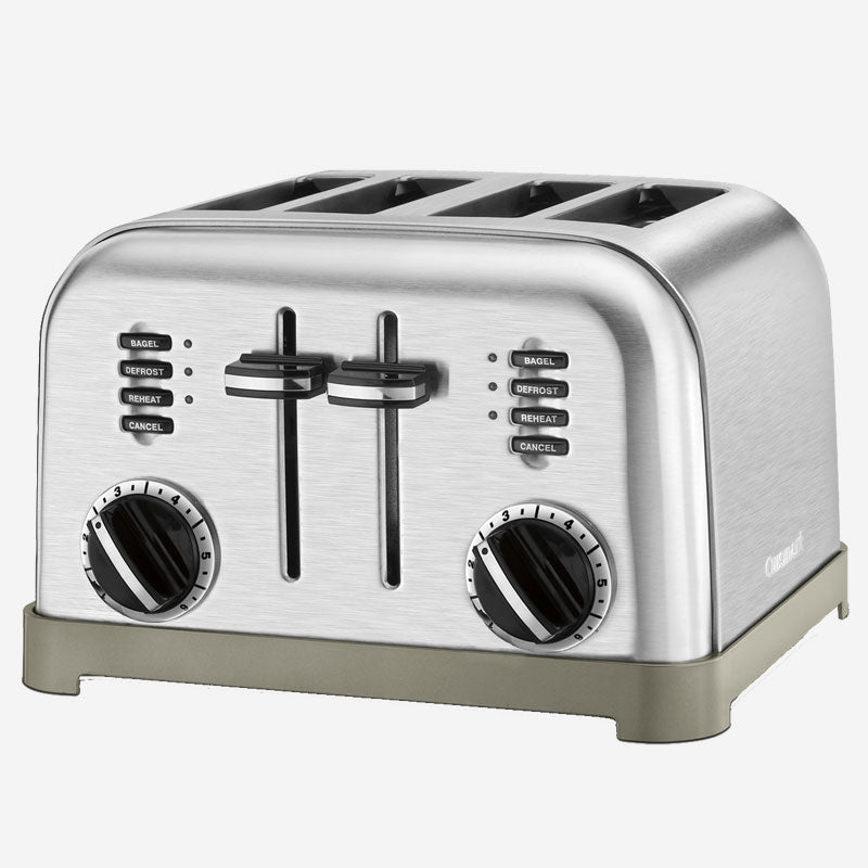 cuisinart metalclassic toaster 4 slice brushed s s cpt 180c image 3