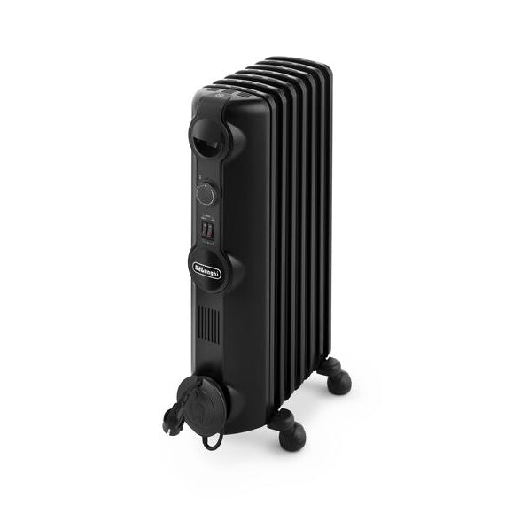 delonghi oil filled heater 1500w trrs0715bkca image 1