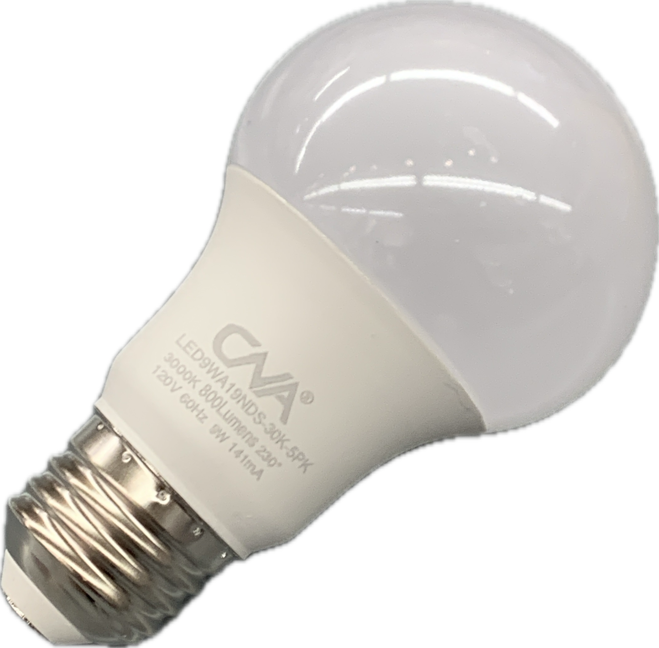 cna led 9wa19 30k led 9w a19 3000k image 1