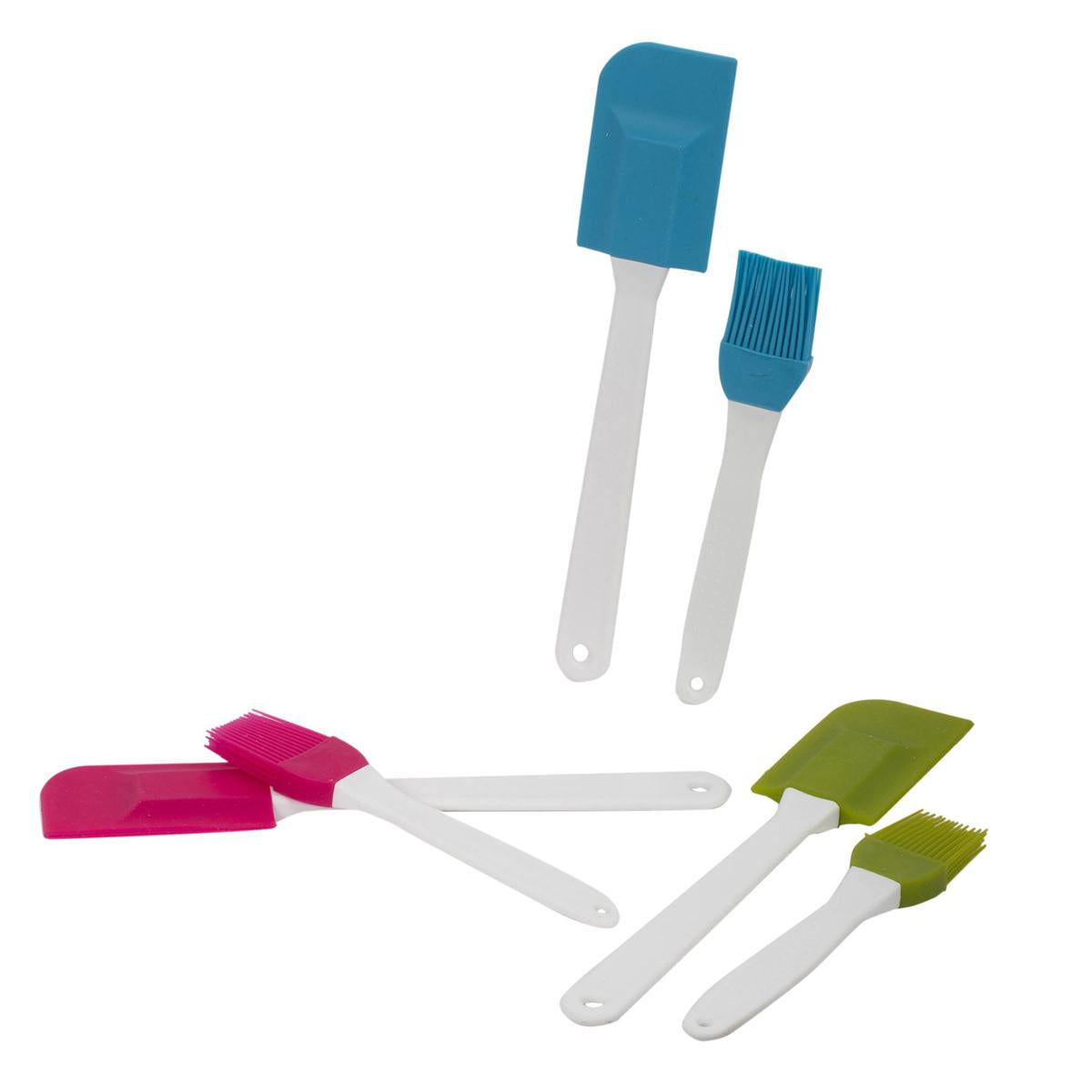 luciano 80507 silicone spatula pastry brush set image 3