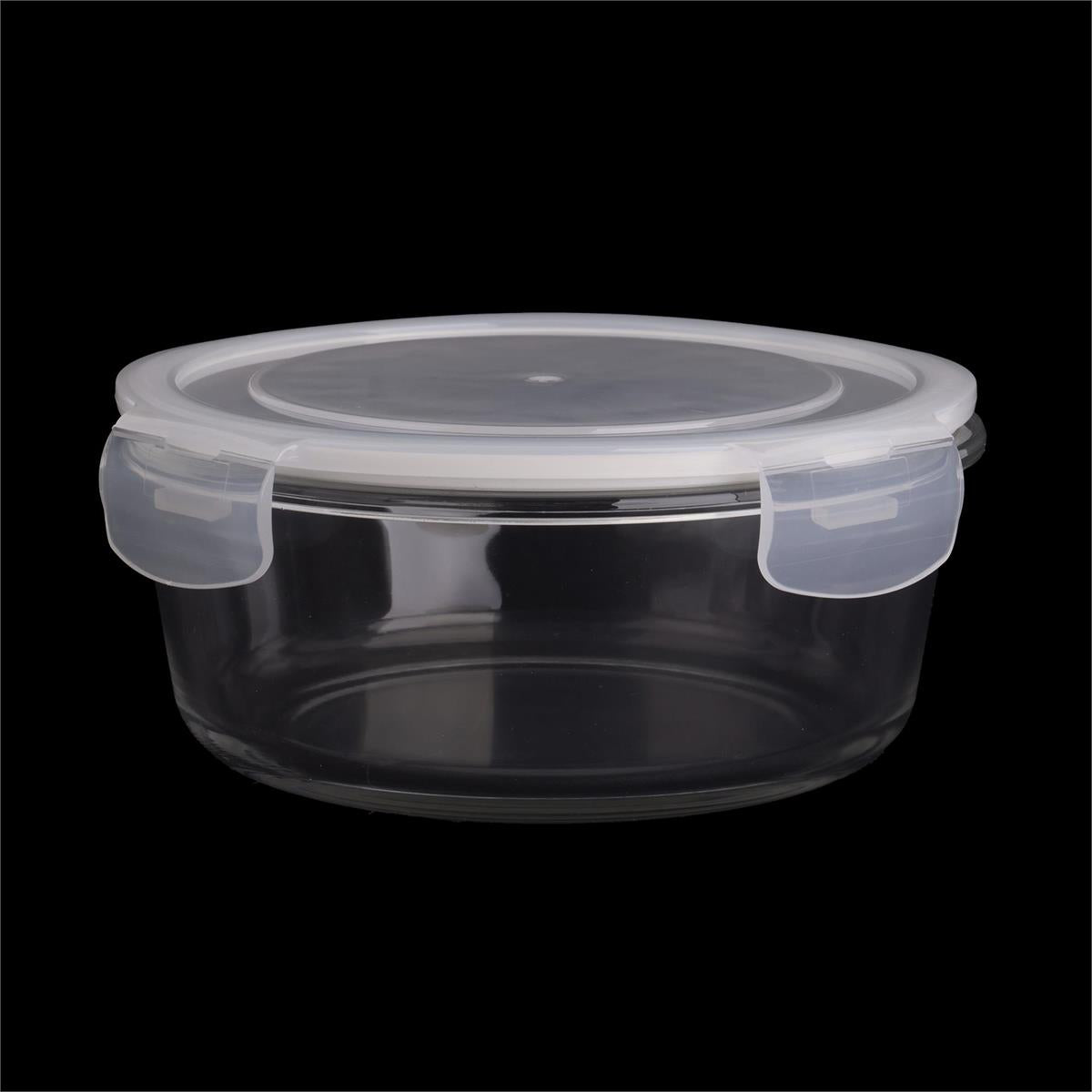 luciano 80889 round borosilicate glass container image 1
