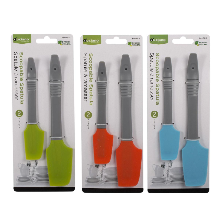 luciano 93125 scoopable spatula 2 piece set image 1