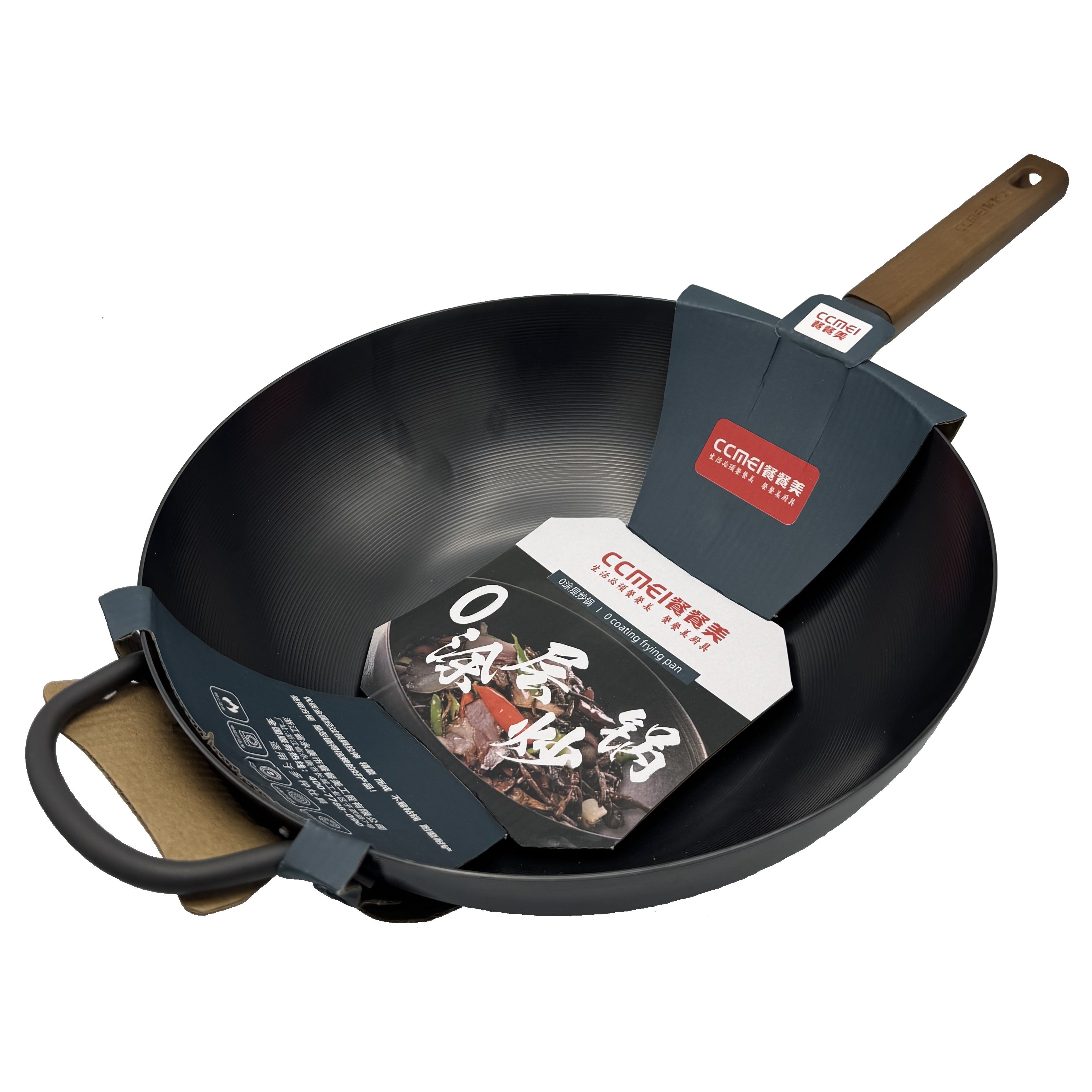 MB 32cm Carbon Steel Wok | JT427-32
