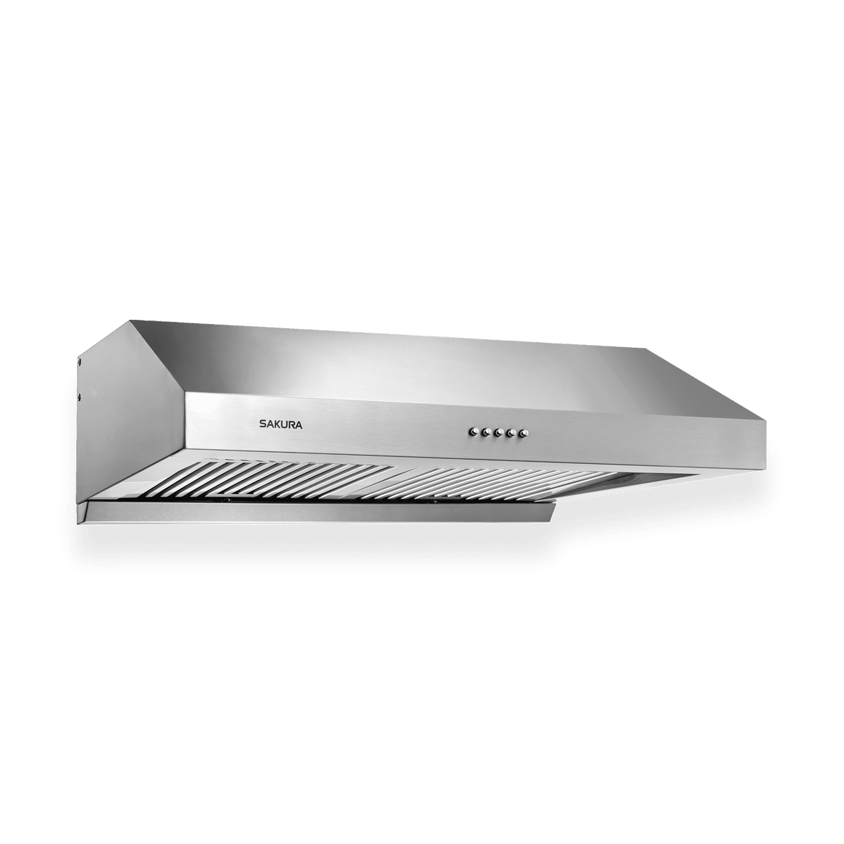 sakura kitchen rangehood 30 wide with baffle filter polished s s dual dc motor touch screen r3311 30hs 2 image 3