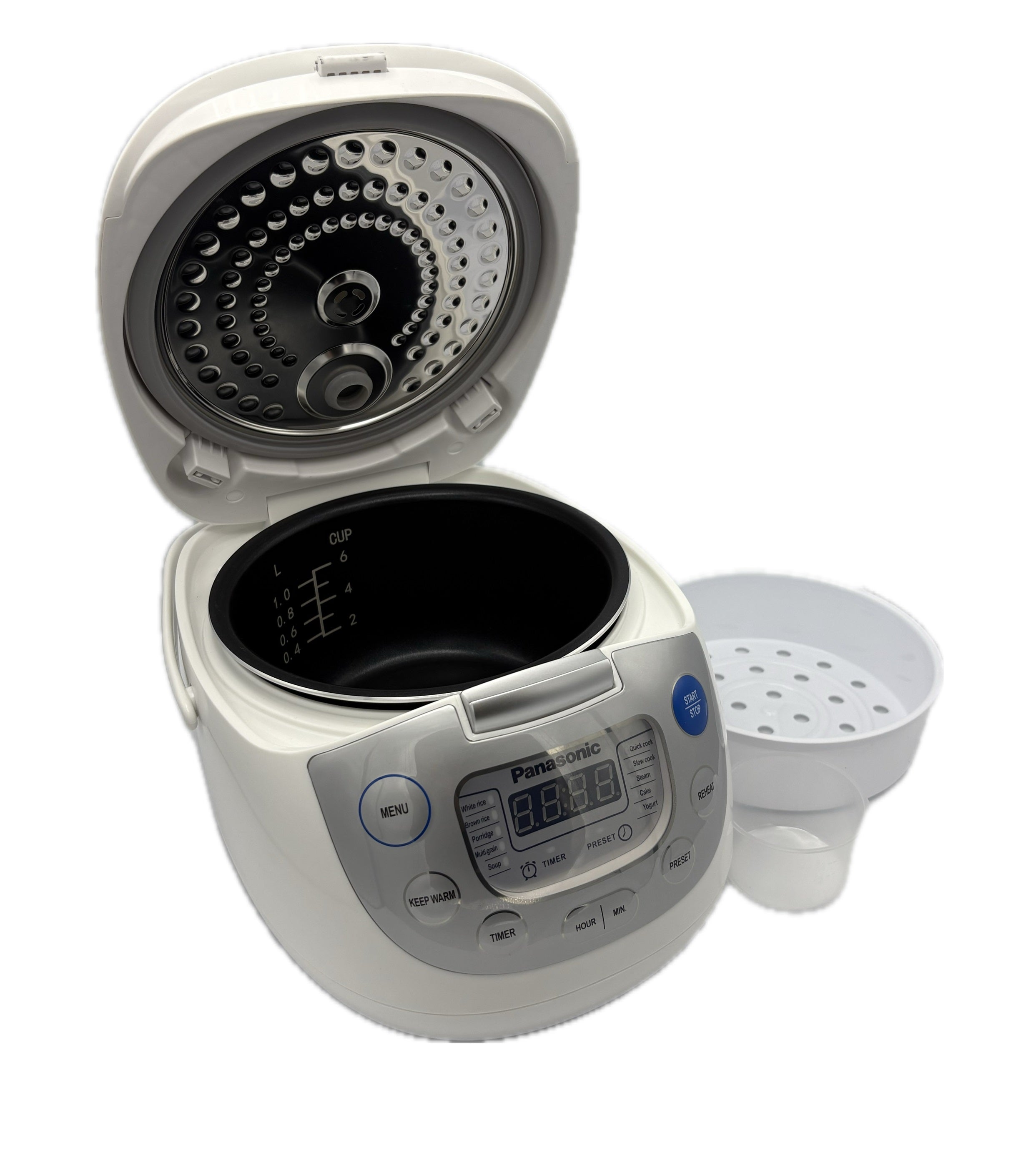 panasonic sr zc123l rice cooker 6 cup multi function white image 2