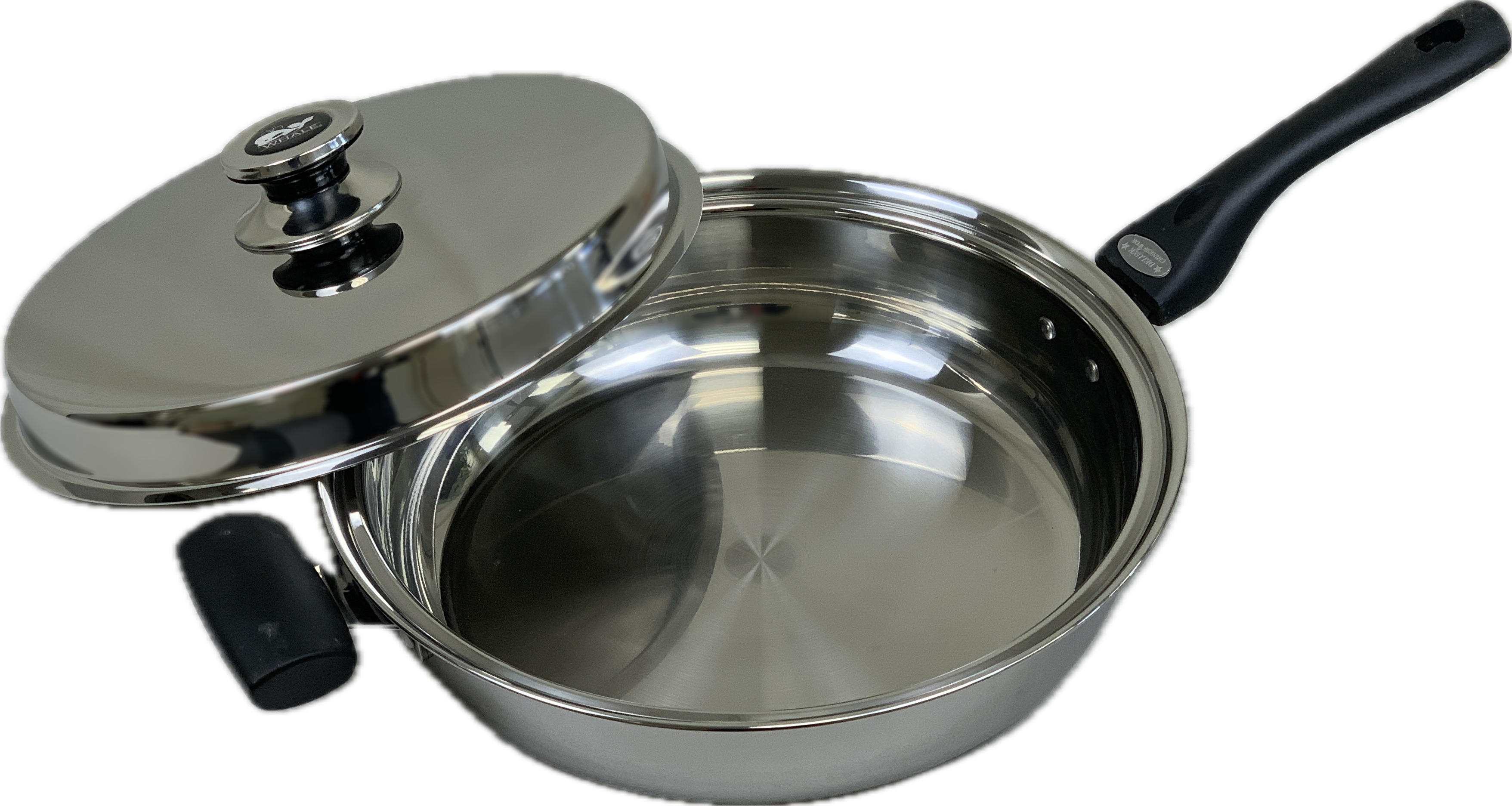 whale ww 32f 5 layer stainless steel wok 32cm image 2