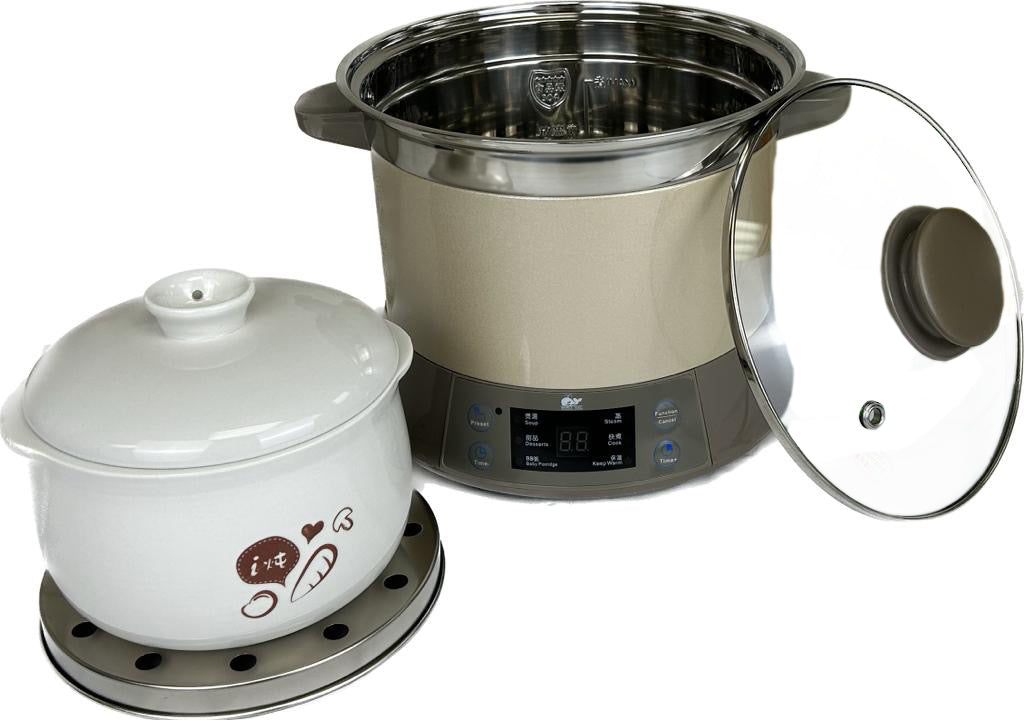 whale electric stewing pot 1 2 l beige wdz 12g image 2