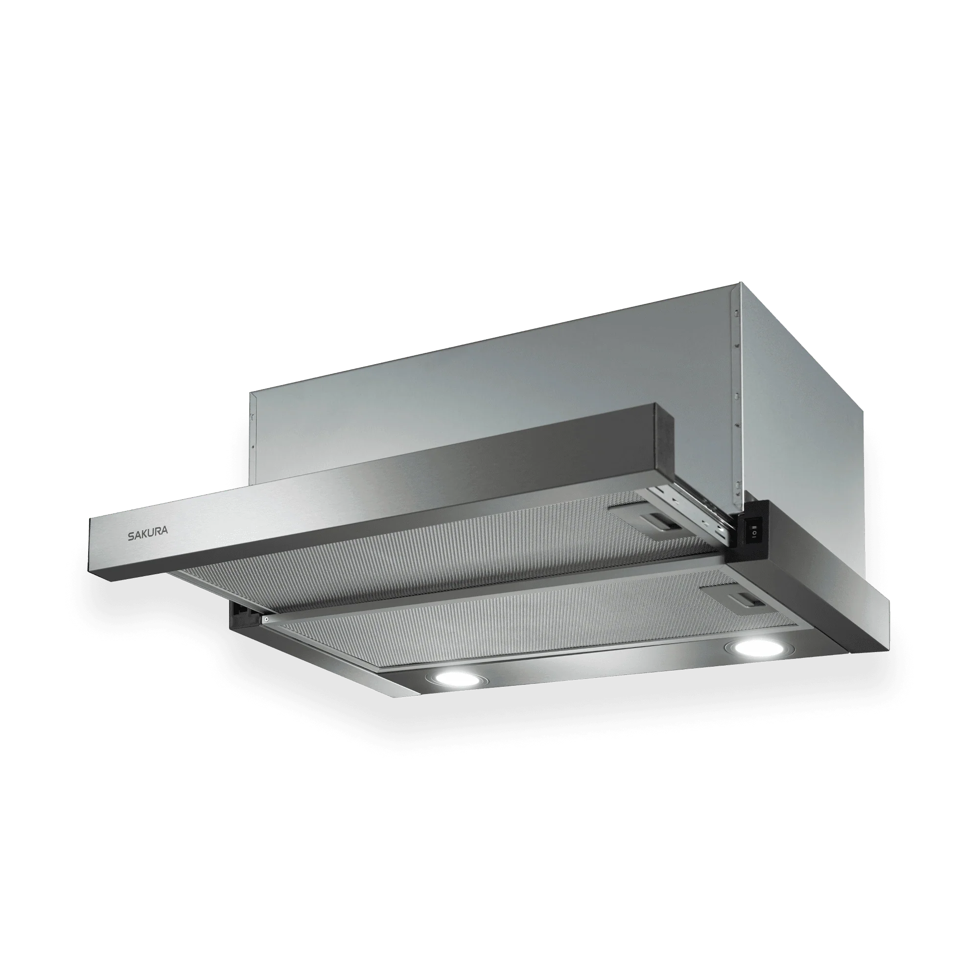 sakura hideaway rangehood 24 wide single motor 500 cfm sa1000 24hs image 2
