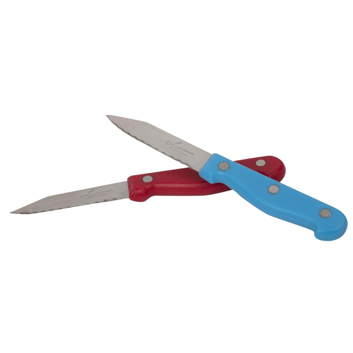 luciano 2 pc s s paring knife w col handle blade 0 8mm 80789 image 3