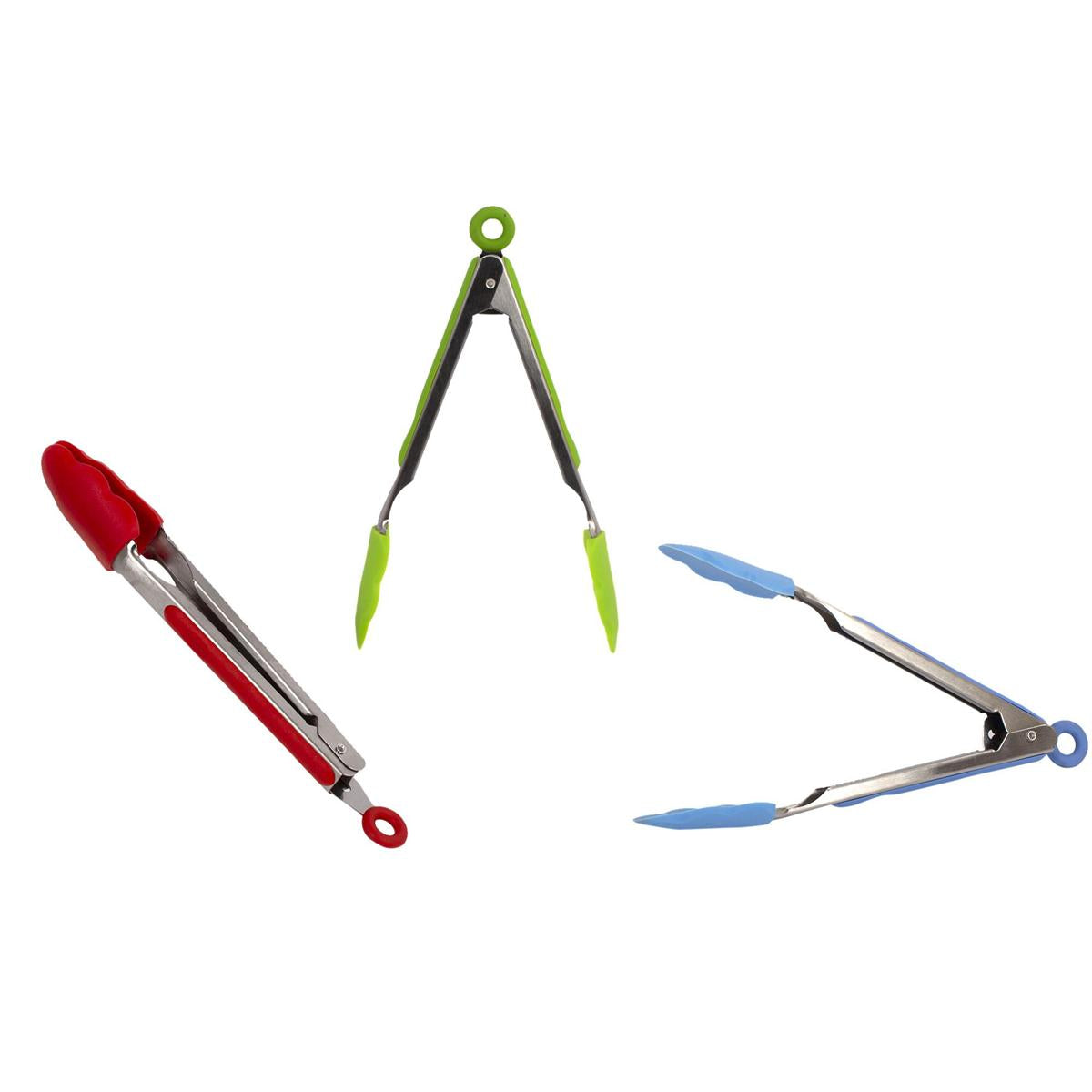 l gourmet 9 silicone tongs with pull lock 70297 image 4