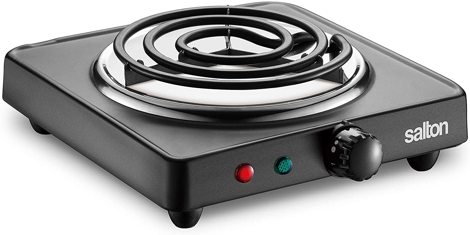 salton electric range single burner 1000w black hp 1940 image 2