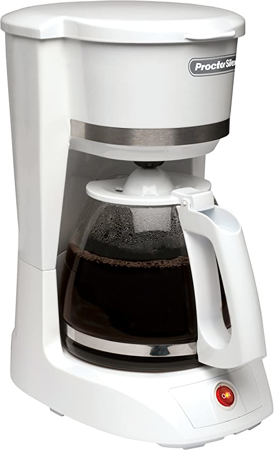 proctor silex coffee maker 12 cup white 43801 image 1