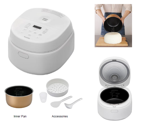panasonic rice cooker sr dl185 10 cup multi function 5 layer binchotan pot image 4