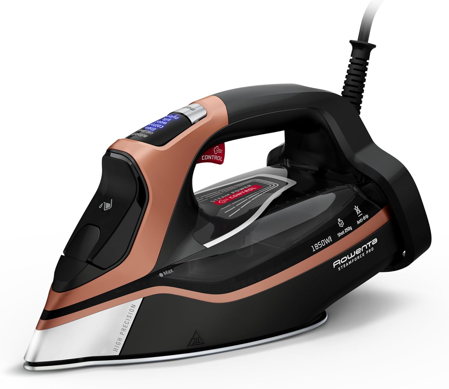 rowenta dw9540u1 steam iron steamforce pro 50g 250g min 1850w image 1