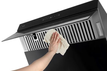 sakura kitchen rangehood 30 wide with baffle filter polished s s dual dc motor touch screen r3311 30hs image 4