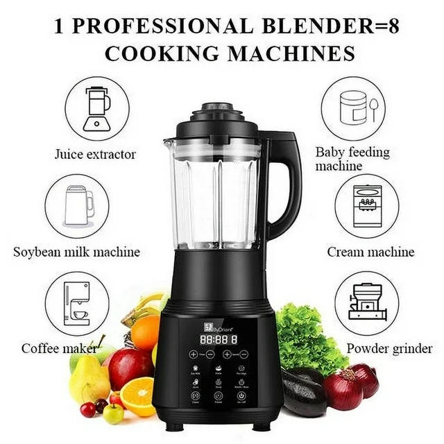 byorient heating blender 1 75l tempered glass jar bo hb61 image 3