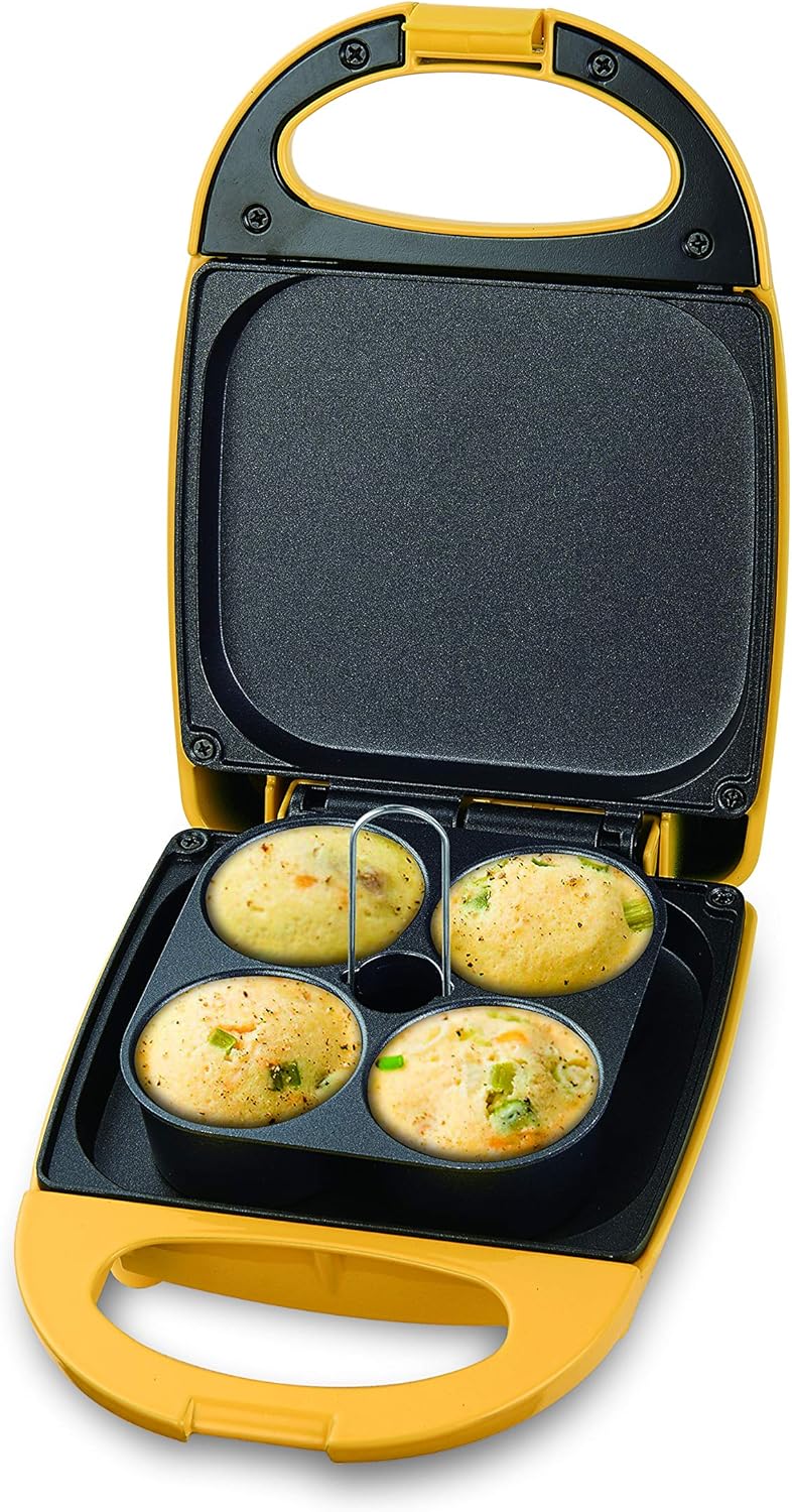 salton egg bite maker get cracking® makes 4 bites yellow sp 2042 image 1
