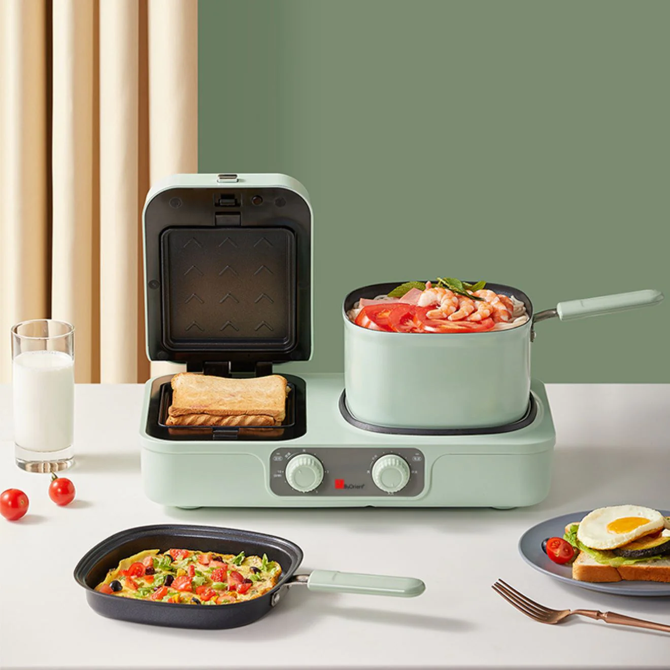 byorient bo bm01 all in one multi functional breakfast maker image 3
