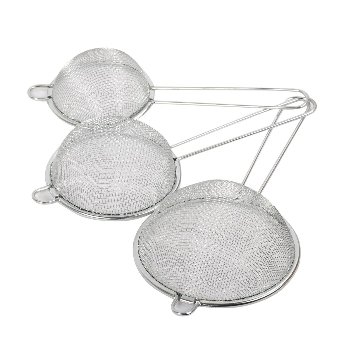luciano 3pc mesh strainer set 3 75 3 25 2 75 80449 image 1
