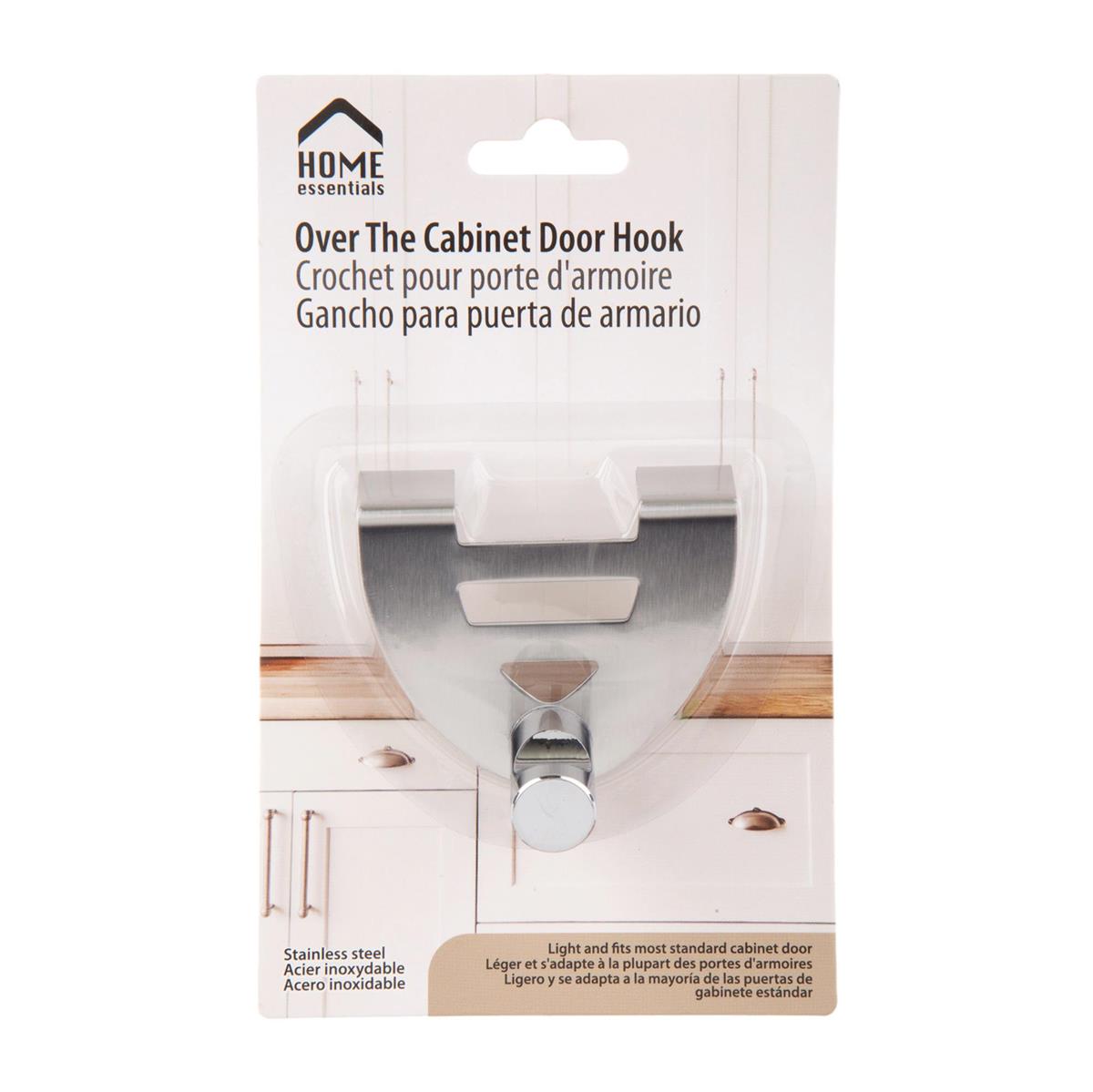 Home Stainless Steel Over The Cabinet Door Hook | 81016