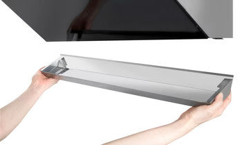 sakura kitchen rangehood 30 wide with baffle filter polished s s dual dc motor touch screen r3311 30hs image 5