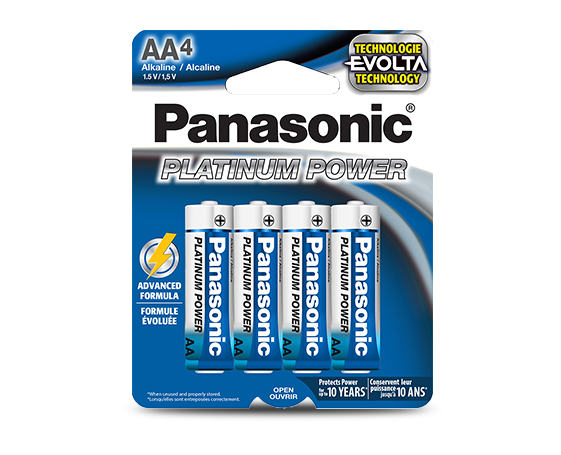 panasonic battery aa x 4 lr6xe4b image 1