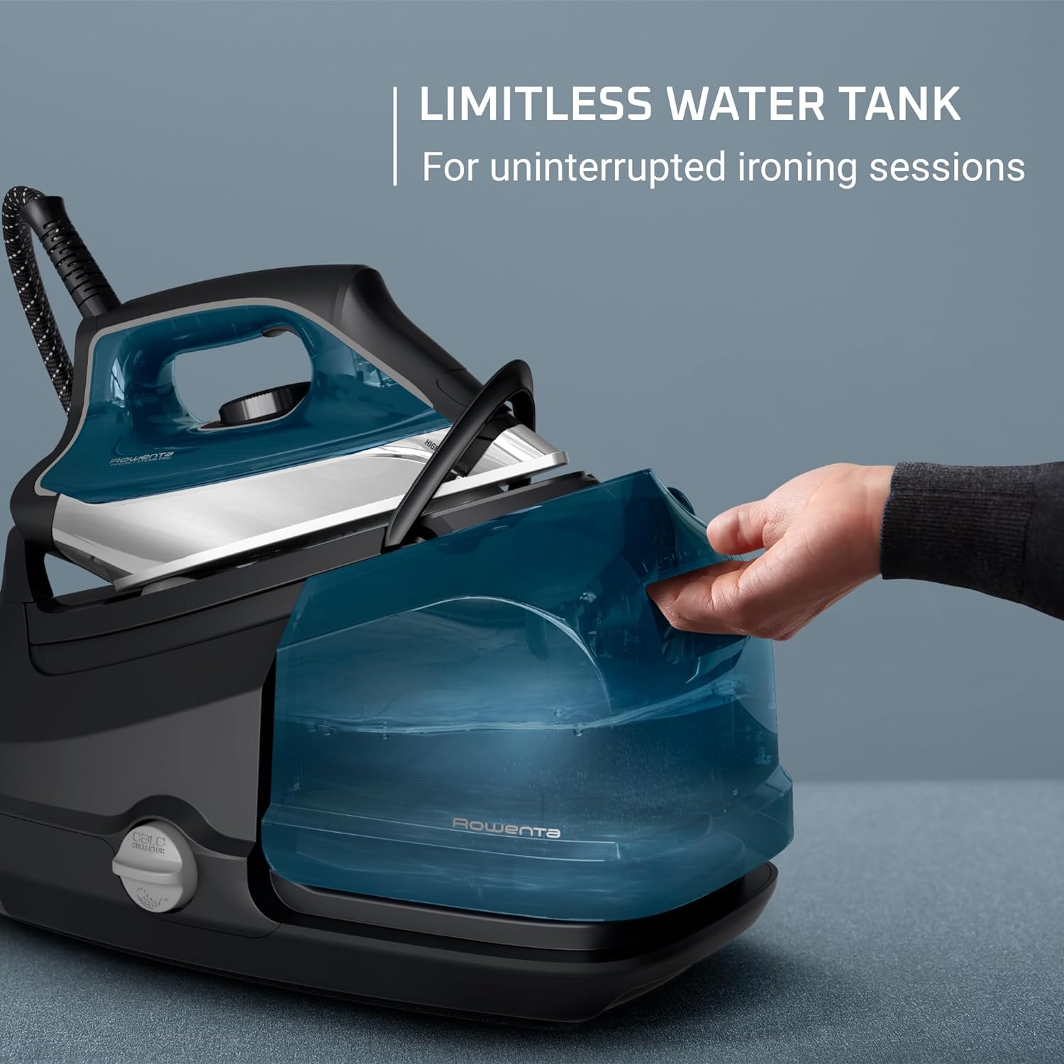 rowenta steam station ironing system perfect steam pro 80g 430g min 37oz water tank 1800w dg8624u1 image 5