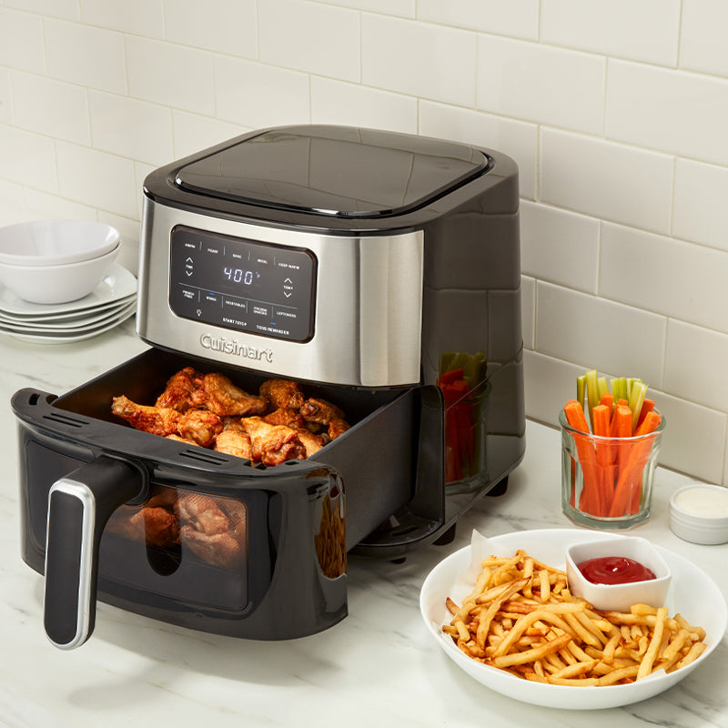 cuisinart air fryer 6 quart 5 7 l 1800w digital display w 5 air fry presets air 200c image 5