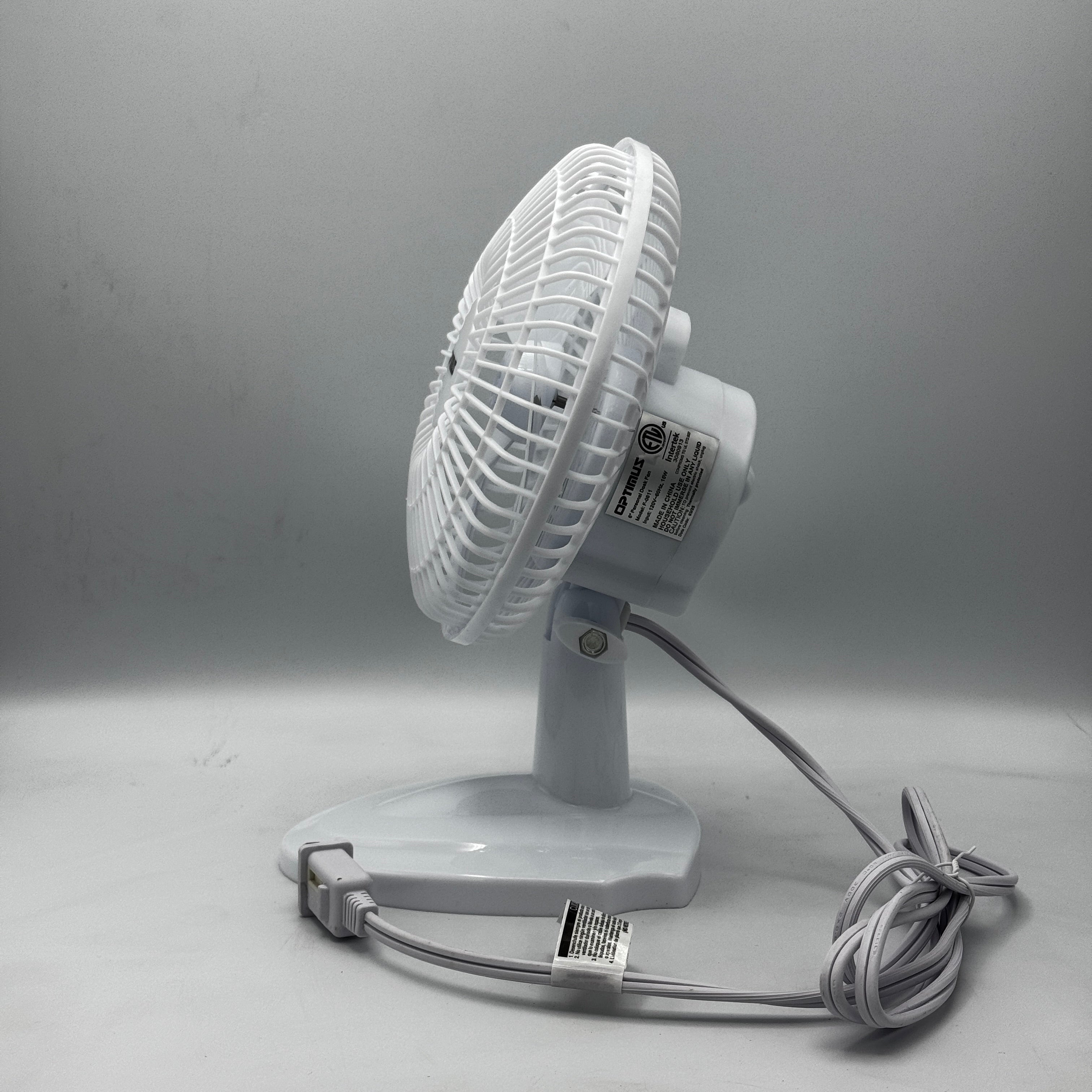 optimus f 0611 6 white personal desk fan image 3