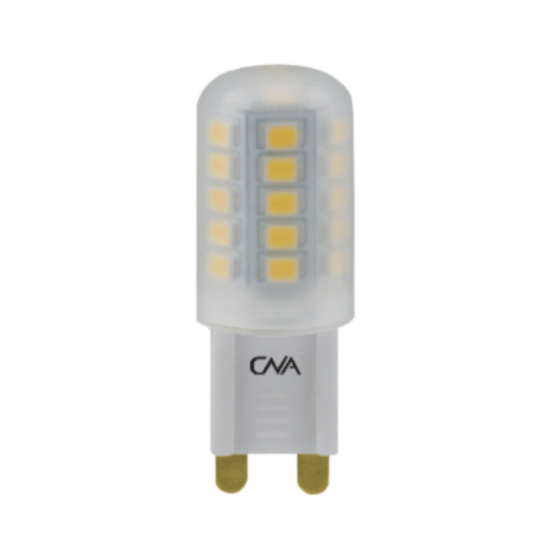 cna led g9 lamp 3w 300 lumens 25w soft white 3000k dimmable led 3wg9 dim image 1