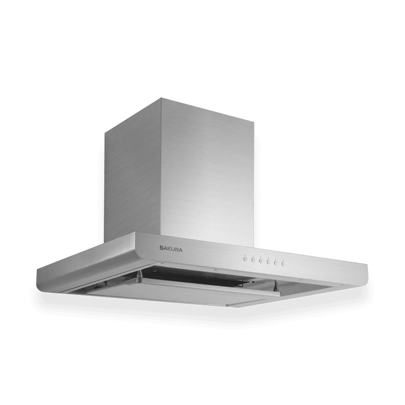 sakura kitchen rangehood m6000 30hs 30 wide wall mount chimney style image 2