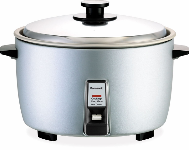 panasonic rice cooker sr 42hzp 23 cup commercial aluminum pot no coating silver image 1
