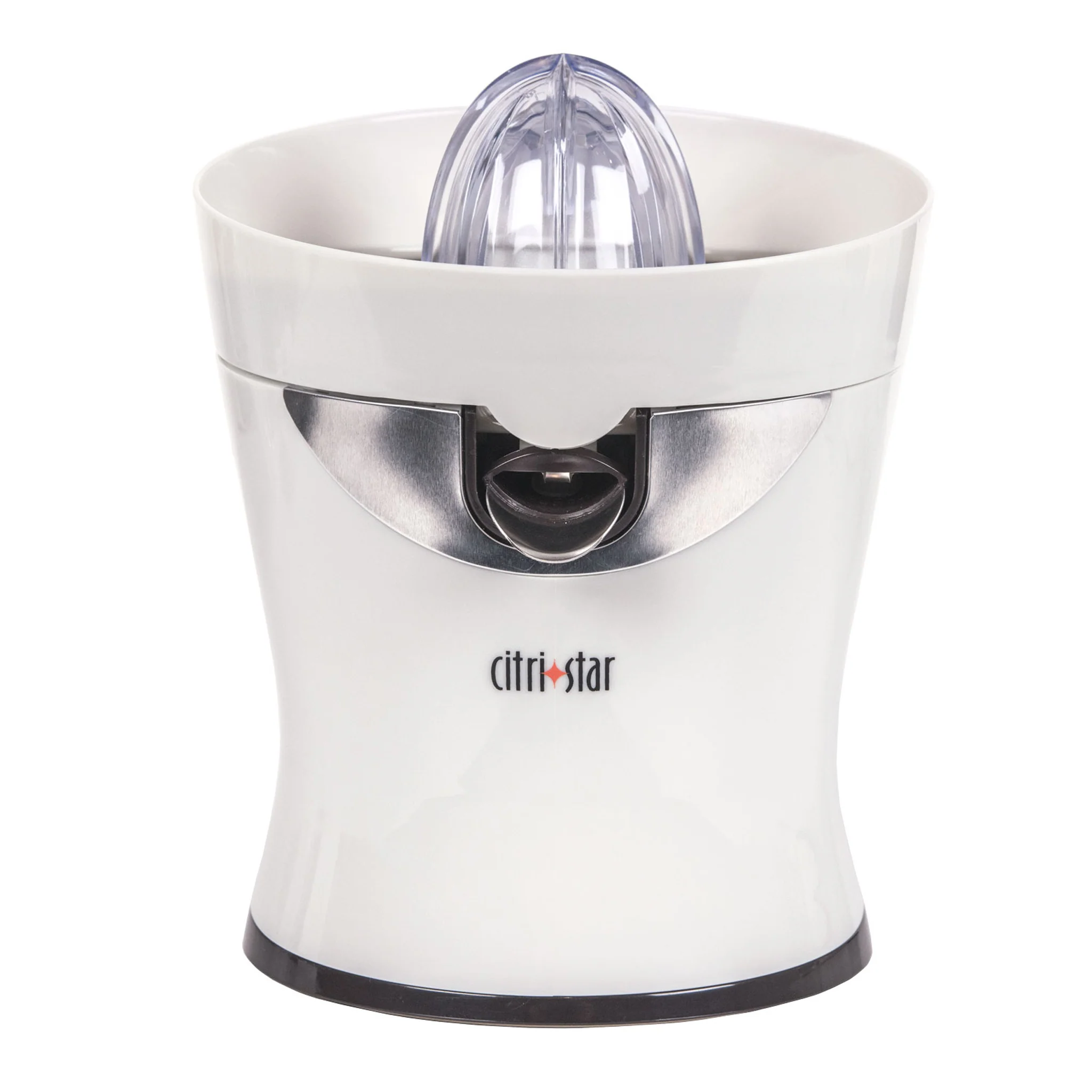 tribest citristar citrus juicer 50w s s screen spout interchangeable reams white cs 1000 a image 3