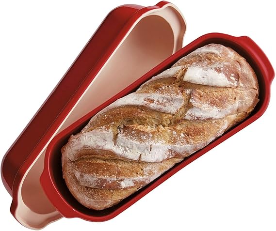 emile henry ceramic loaf pan 2 6l grand cru 39 5x16x15cm 91345503 image 3