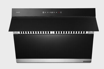 sakura kitchen rangehood 30 wide with baffle filter polished s s dual dc motor touch screen r3311 30hs image 1