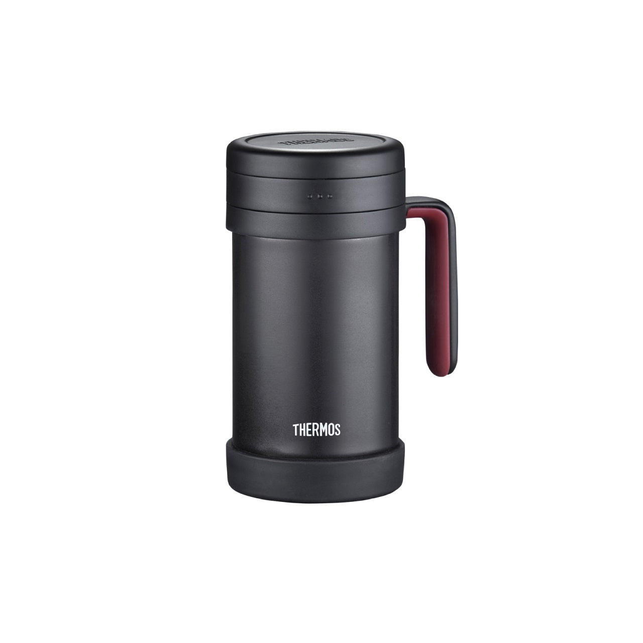 thermos thermal mug with tea strainer 500ml black tcmf 501 bk image 4