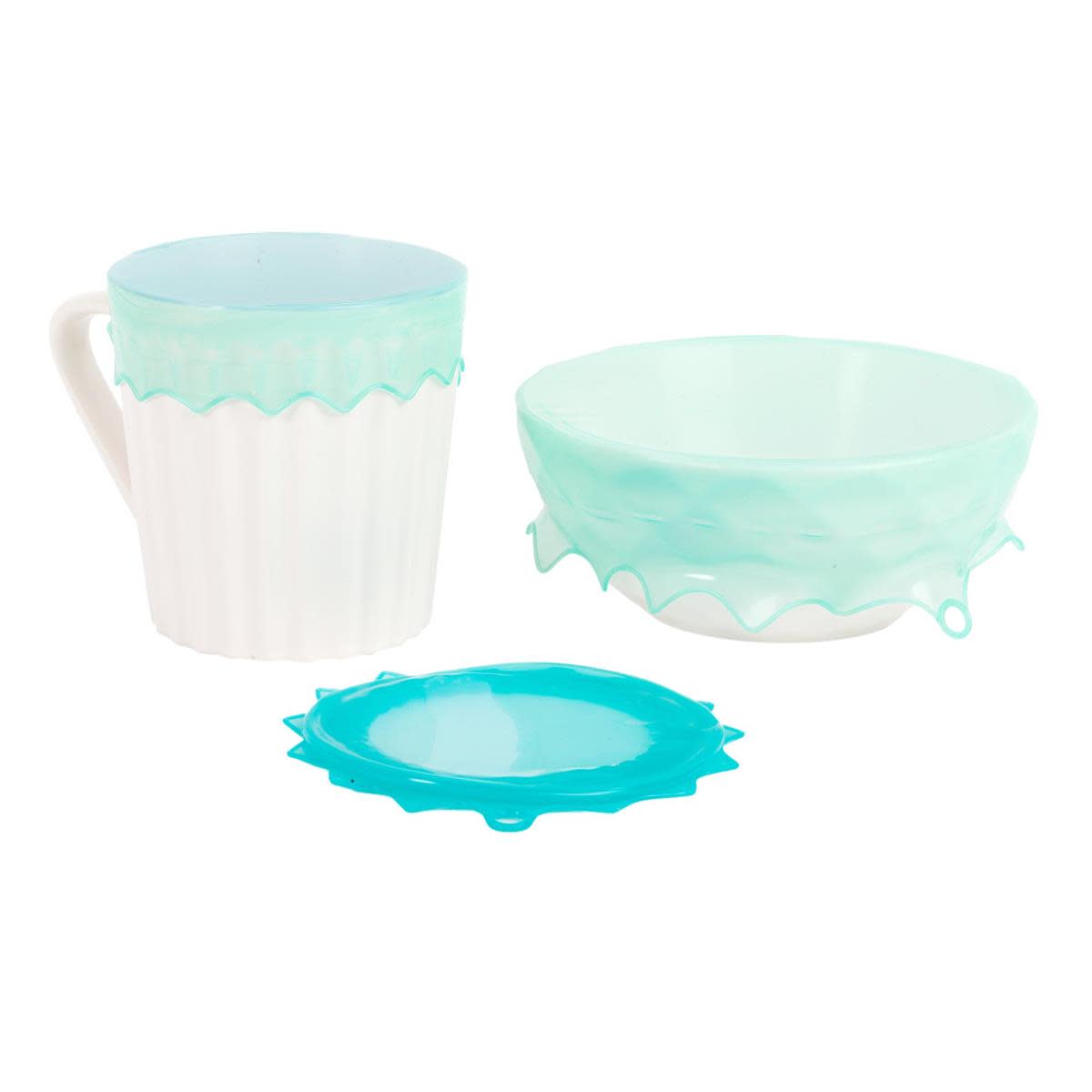 copy of l gourmet 70946 3 pc silicone lid sets for size 12 5 10 5 8cm image 3